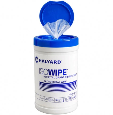 Halyard Medical 6835 IsoWipes Bactericidal Hospital Grade