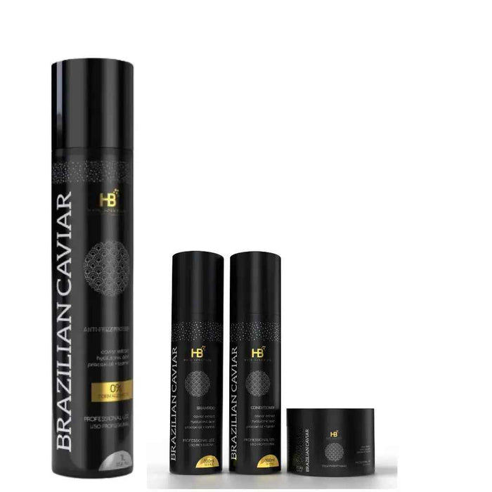 HB HAIR SOLUTION Brazilian Caviar Anti Frizz Normal & Coloured Hair Hair Treatment Protein - DOKAN