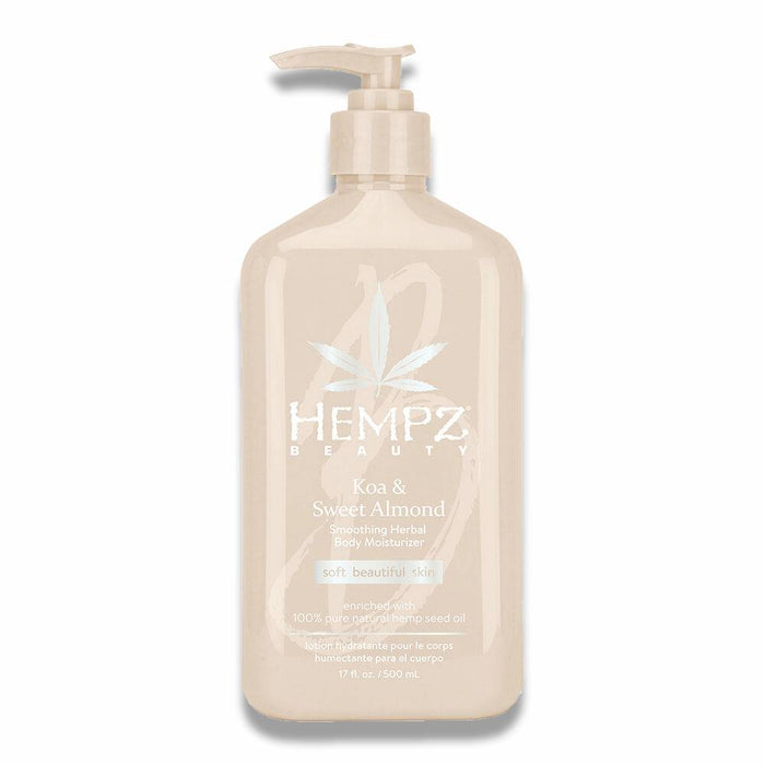 Hempz - Koa & Sweet Almond Smoothing Herbal Body Moisturizer - 17 Oz - 12 Pack