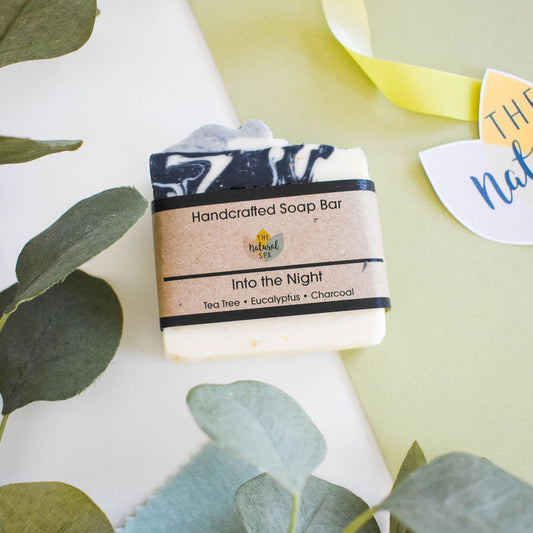 into the night soap bar, cold pressed, vegan, plastic-free, solid soap