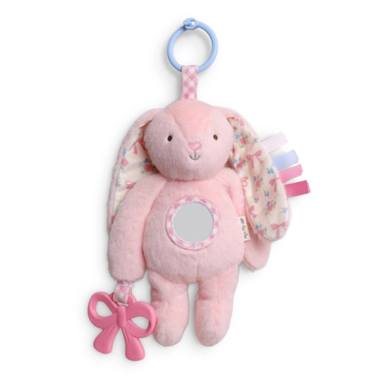 Itzy Ritzy Bitzy Traveler - Pink Bunny