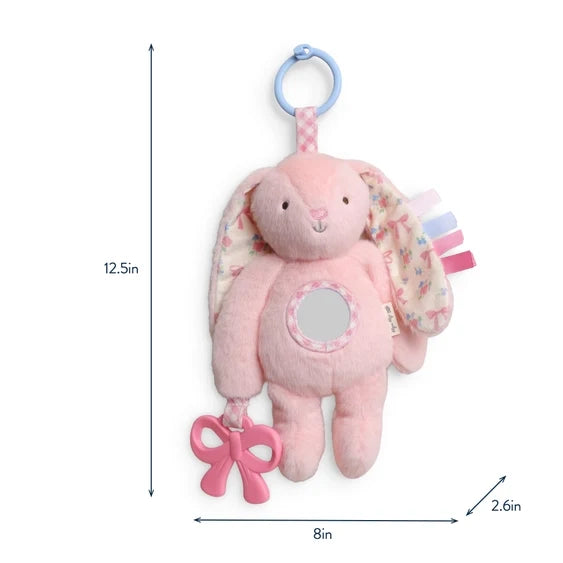 Itzy Ritzy Bitzy Traveler - Pink Bunny