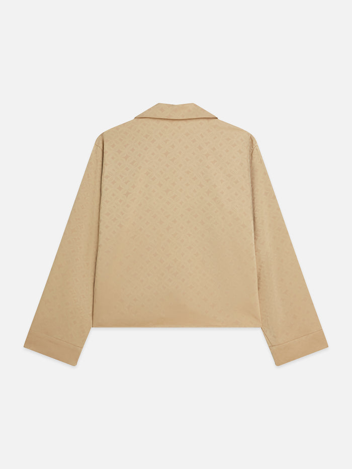 Jacquard Long-Sleeved Shirt Doeskin