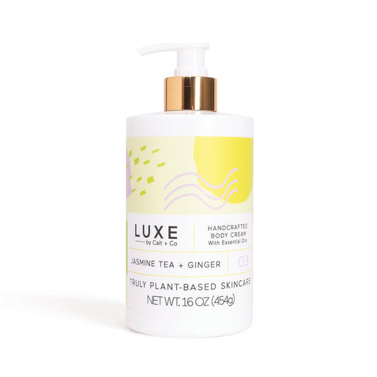 Jasmine Tea + Ginger Shea Butter Body Cream - 16 oz