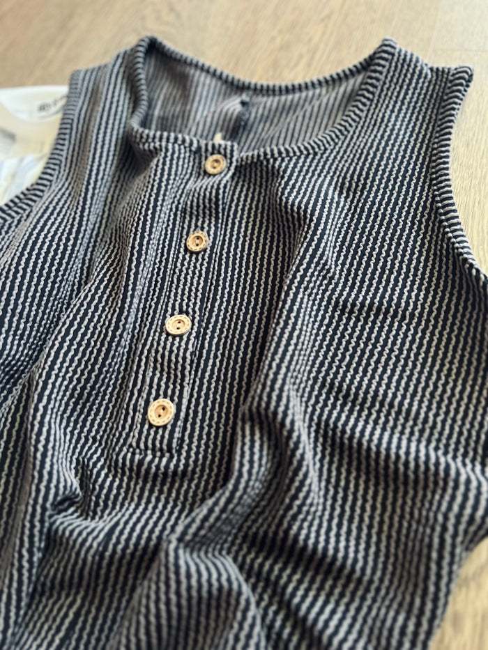 Jess Ribbed Romper
