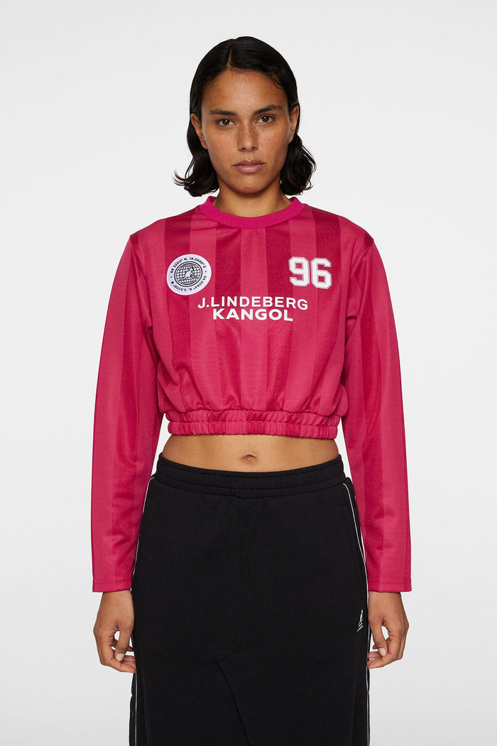 J.LINDEBERG FIONA FOOTBALL JERSEY VIVACIOUS