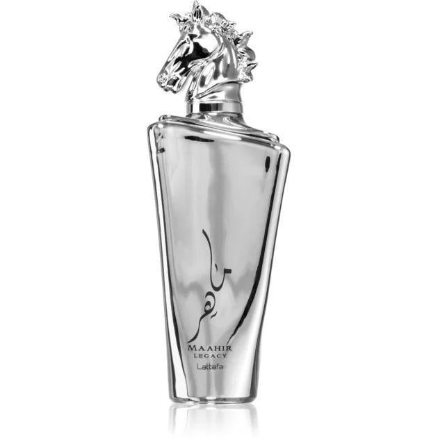 Lattafa Perfumes | Maahir Legacy - Mens Fragrance - 3.4 oz (100ml) Single Item - Aromatic and Citrusy Scent