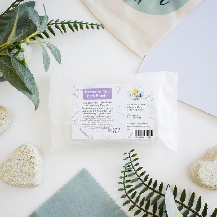 Lavender Mint Aromatherapy Bath Bombs Pack of 3- Sue's Staff Pick March 2026