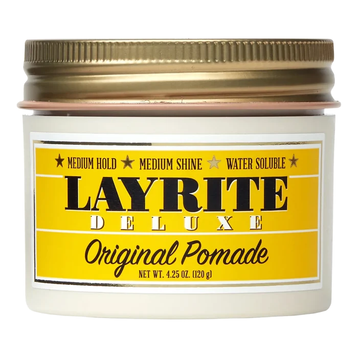 Layrite Original Pomade i 4.25 oz med medium hold, vannløselig pomade