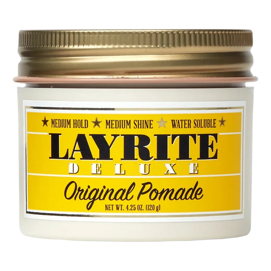 Layrite Original Pomade i 4.25 oz med medium hold, vannløselig pomade