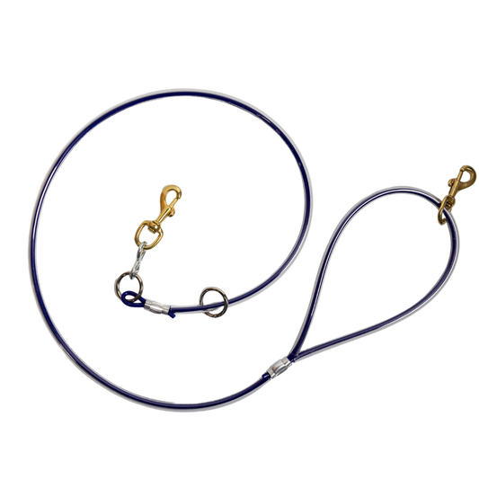 Leather Brothers | Cable Dog Lead | 56 inch