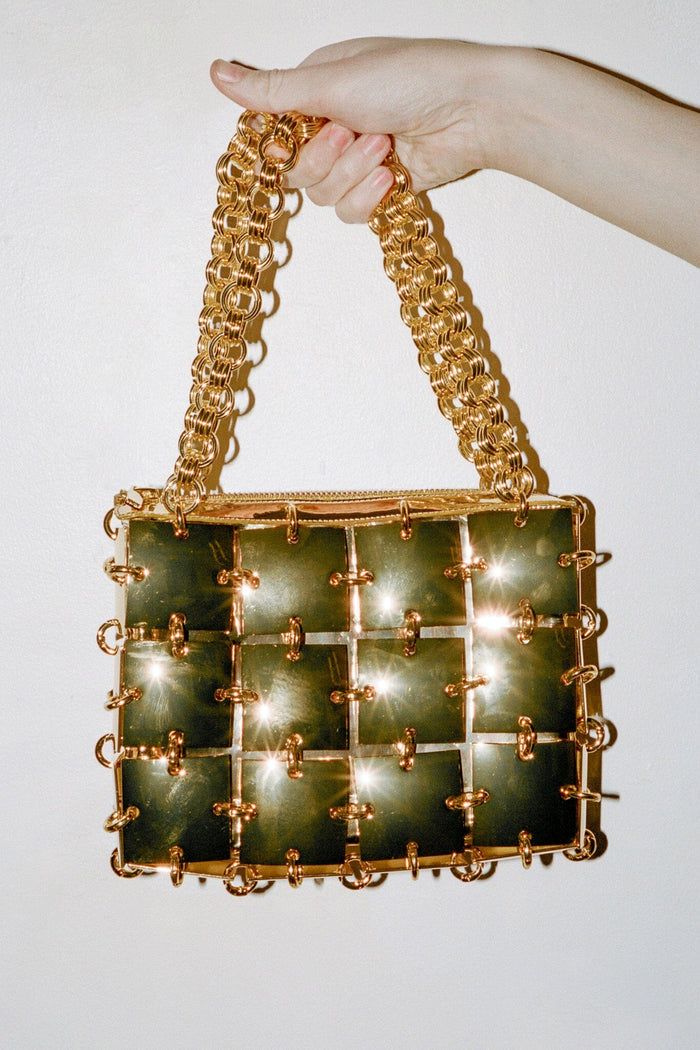 LES-FILLES Jeffrey Campbell Handbag Gold