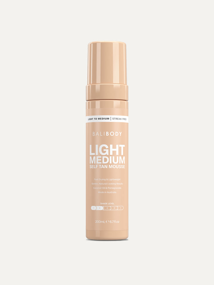 Light Medium Self Tanning Mousse
