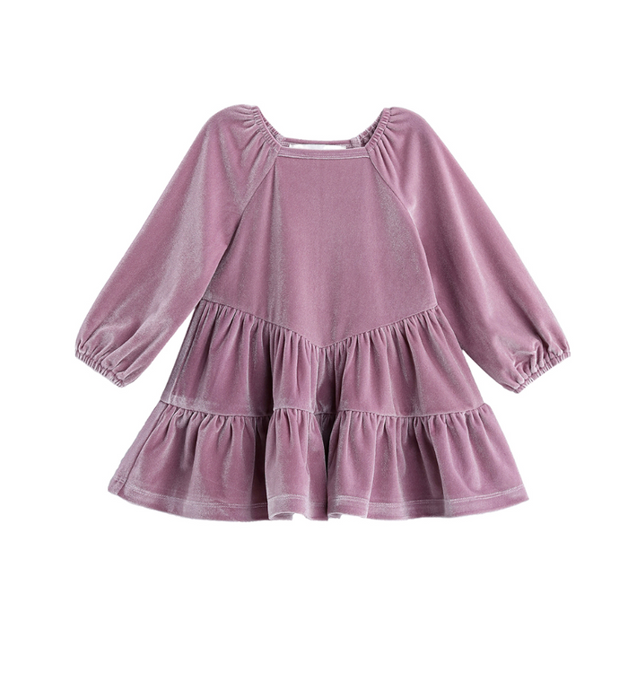 Mabel and Honey Sugarplum Sparkle Dress in Purple