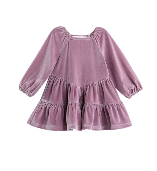 Mabel and Honey Sugarplum Sparkle Dress in Purple