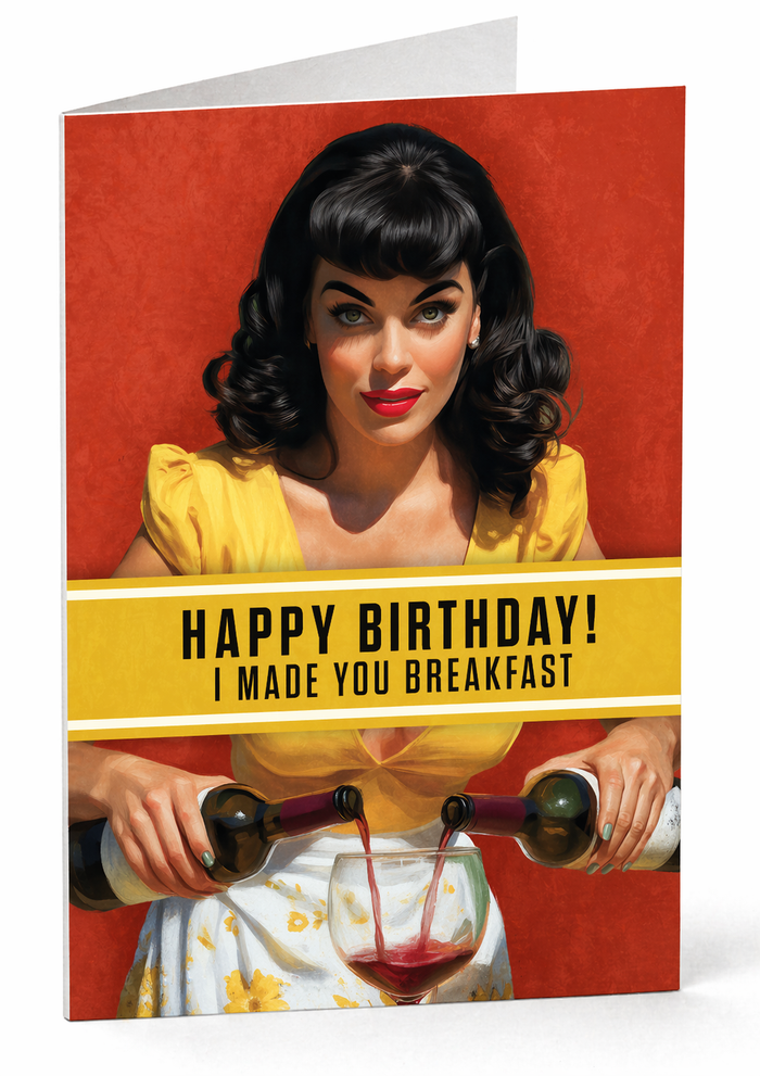 Made You Breakfast Greeting Card
