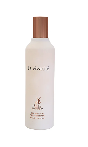 Maison Alhambra Parfum | La Vivacité | All Over Spray | Unisex Fragrance | Bergamot - Rose & Amber Notes