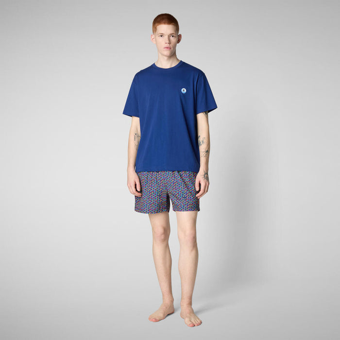 Men's ADEMIR SWIMWEAR 5 INCH in KALEIDOSCOPE MICRO BLUE