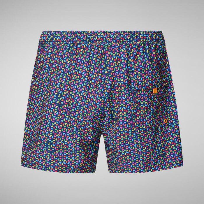 Men's ADEMIR SWIMWEAR 5 INCH in KALEIDOSCOPE MICRO BLUE