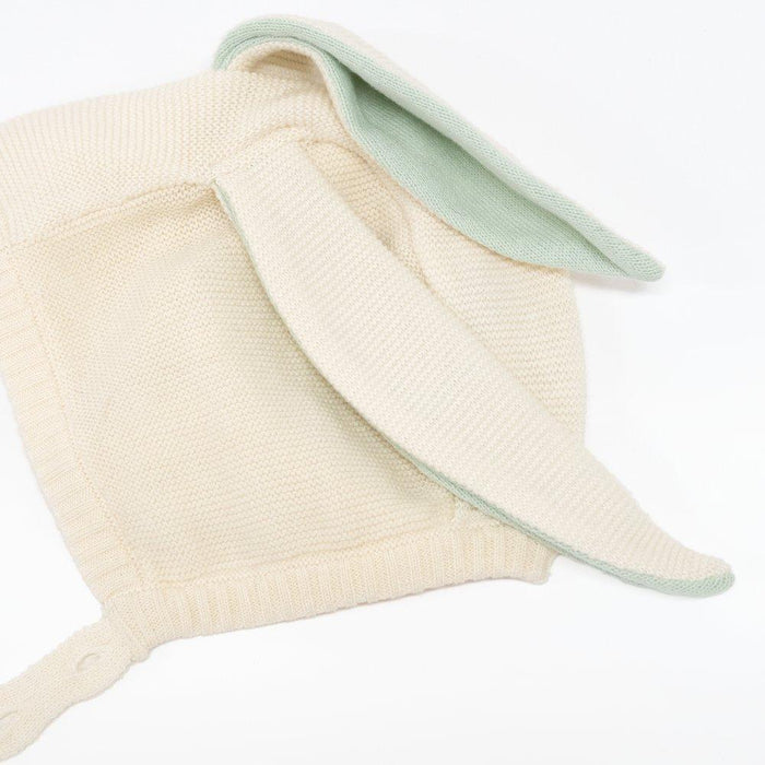 Meri Meri Mint Bunny Baby Bonnet in Mint