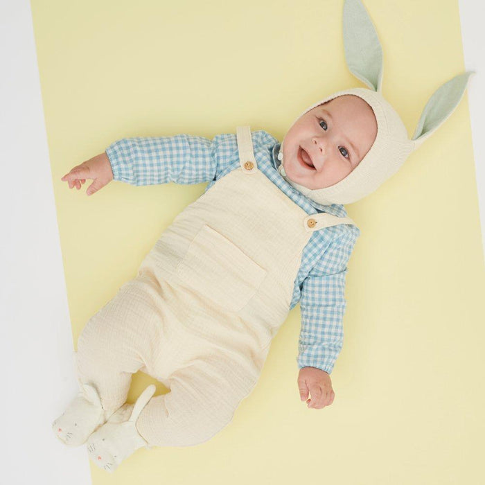 Meri Meri Mint Bunny Baby Bonnet in Mint