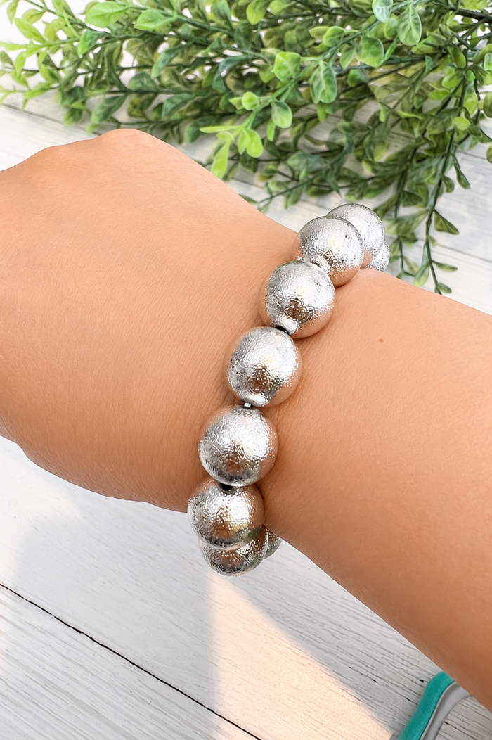 Moonlit Mercury Stretch Bracelet