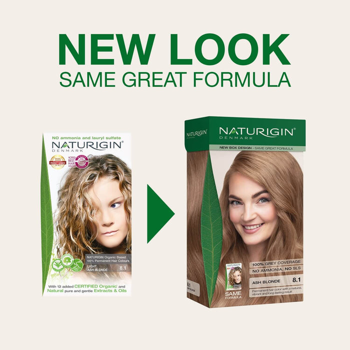 Naturigin Ash Blonde 8.1 Permanent Hair Colour