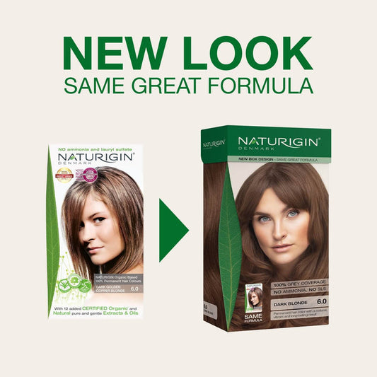 Naturigin Dark Blonde 6.0 Permanent Hair Colour