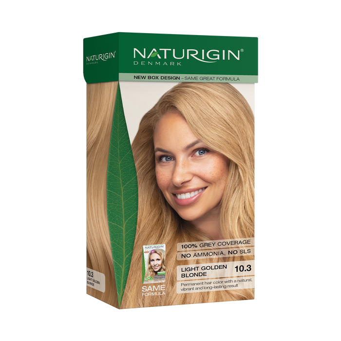 Naturigin LIght Golden Blonde 10.3 Permanent Hair Colour