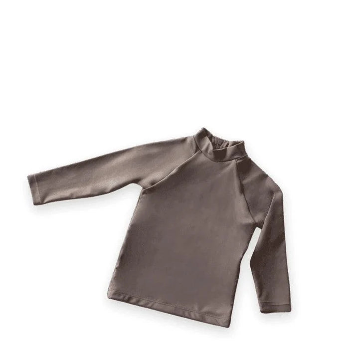 Nella Kids Rash Shirt With High Neck & Full Sleeves - Unisex - Tort - Waha Lifestyle