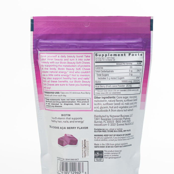 Neocell Biotin Bursts 30 Soft Chews