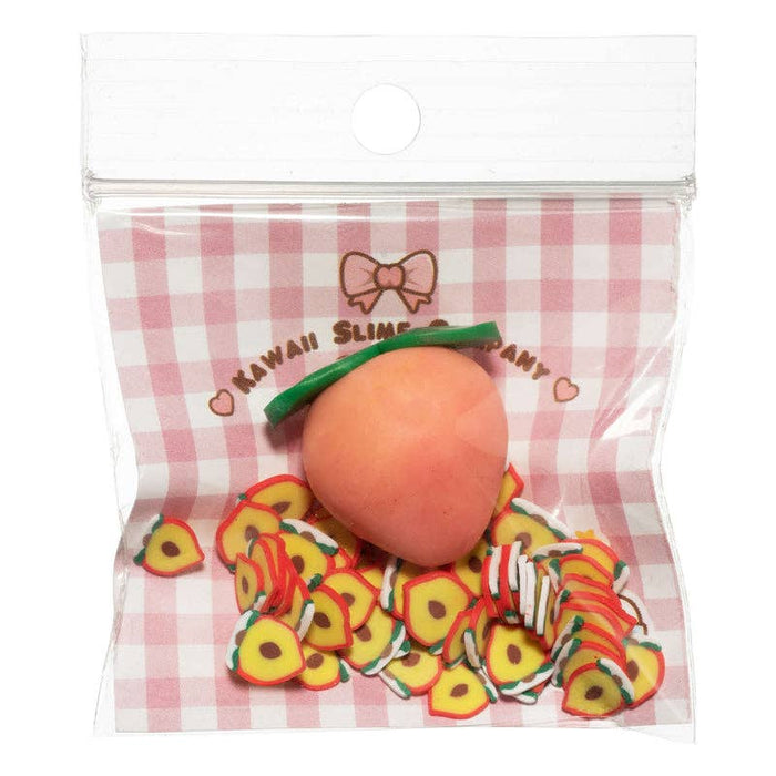 *NEW* Kawaii Slime Company Peach Pie Filling Jelly Cube Slime