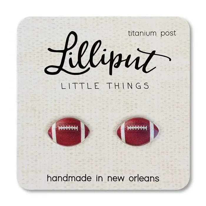*NEW* Lilliput Little Things Earrings - Footballs