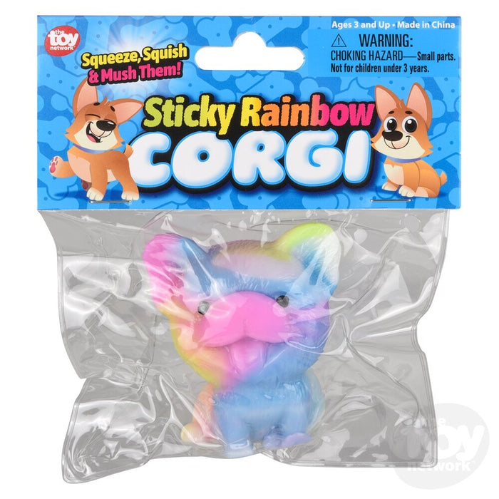 *NEW* Toy Network Sticky Rainbow Corgi
