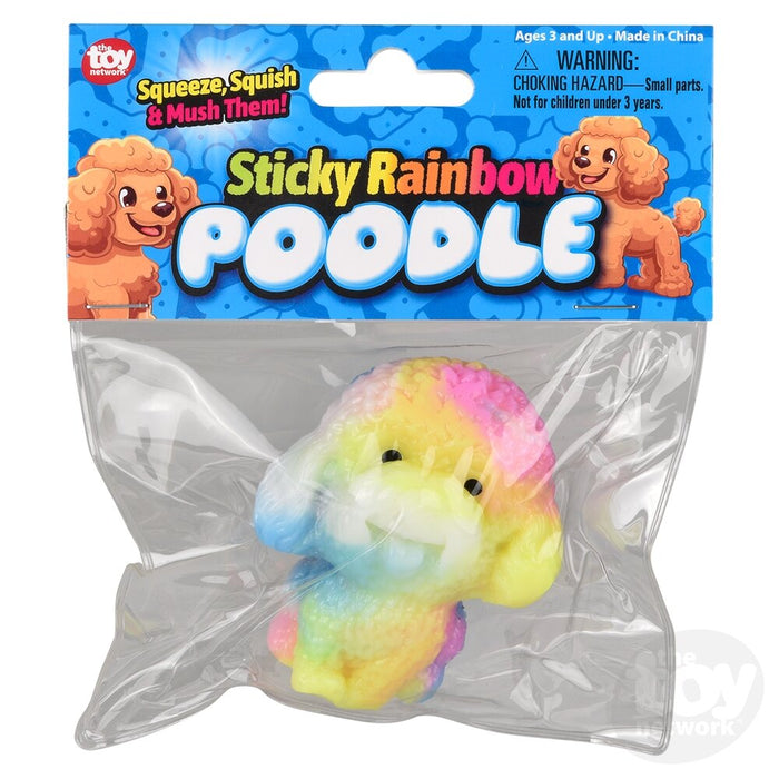*NEW* Toy Network Sticky Rainbow Poodle