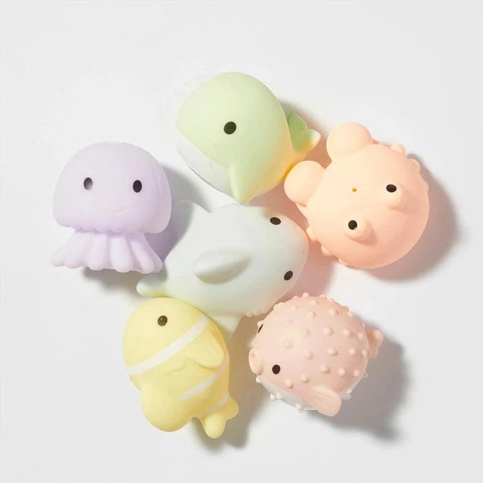 Ocean Friends Sea Animal Splash Water Toys - 6pcs