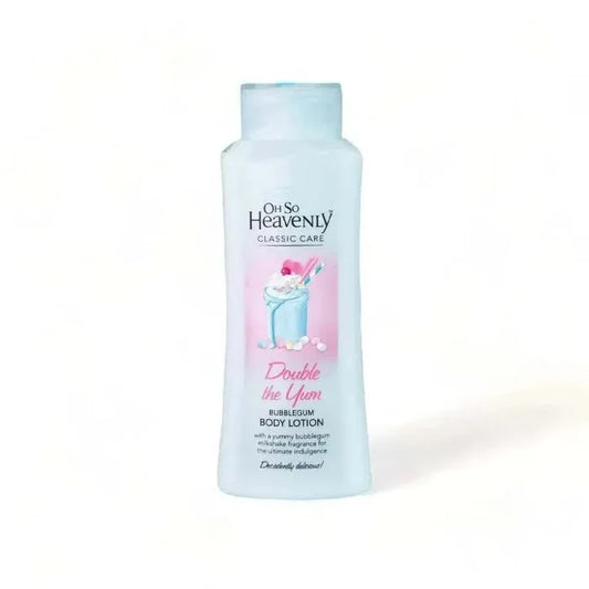 Oh So Heavenly Classic Care Body Lotion 720ml with bubblegum milkshake fragrance and 24-hour moisturization