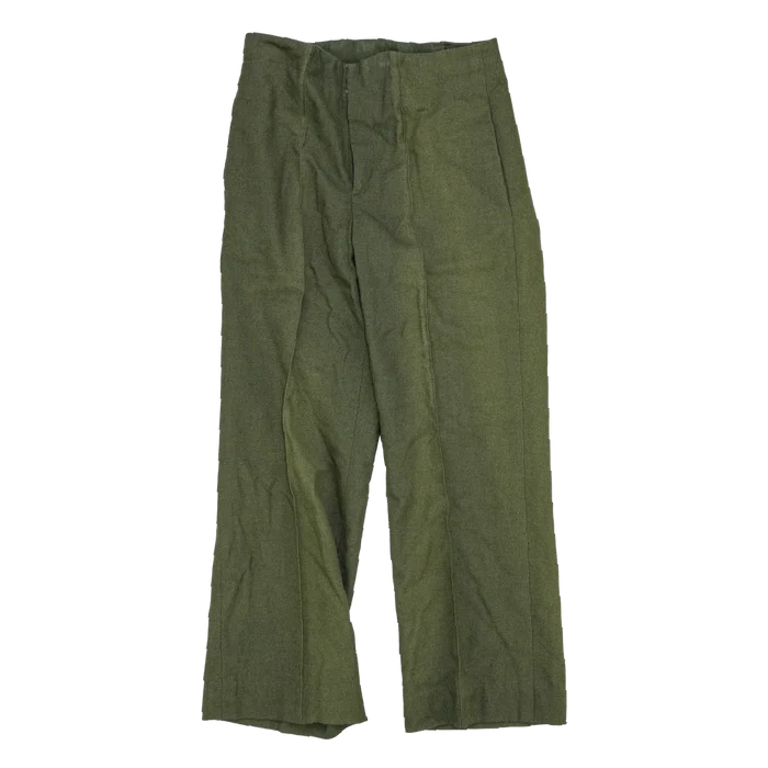 Olive Service Dress Trousers - Medium, Item 2 - Army & Outdoors - Dress Trousers