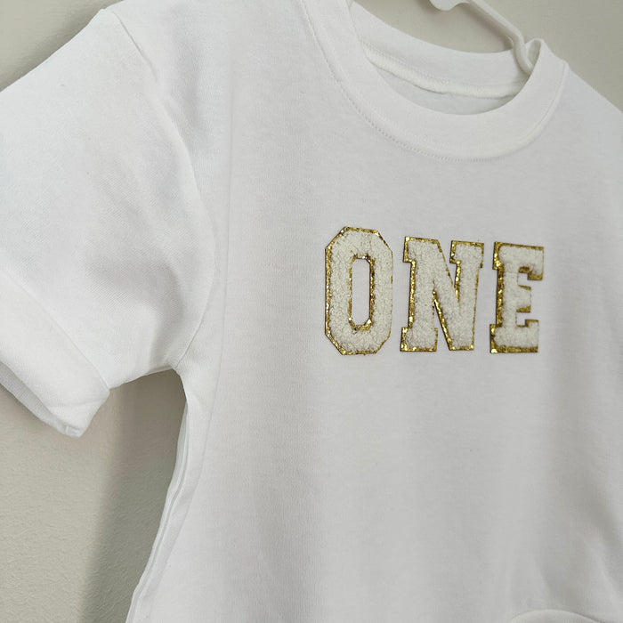 'One' Bubble Romper