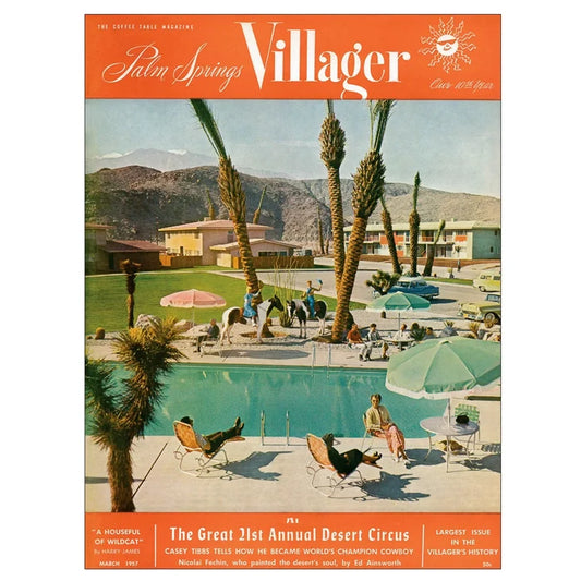 Palm Springs Life March 1957 Card