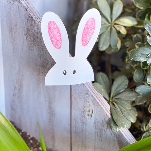 Peeking Bunny Yard Stake