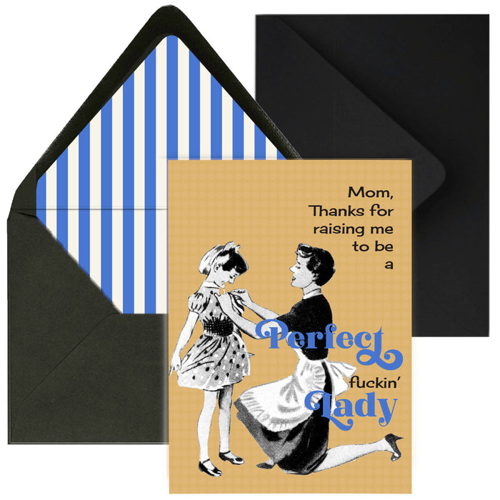 Perfect F-ing LadyFunny Mother's Day Card