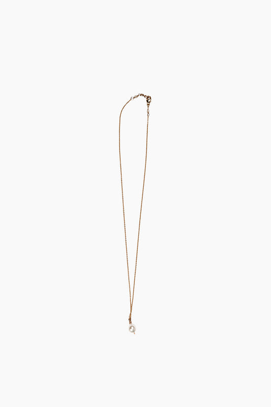 Petite Baroque Pearl Drop Necklace