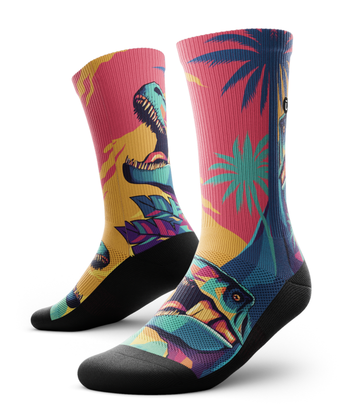 Prehistoric Athletic Crew Socks