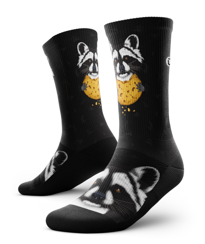 Rad Raccoon Athletic Crew Socks