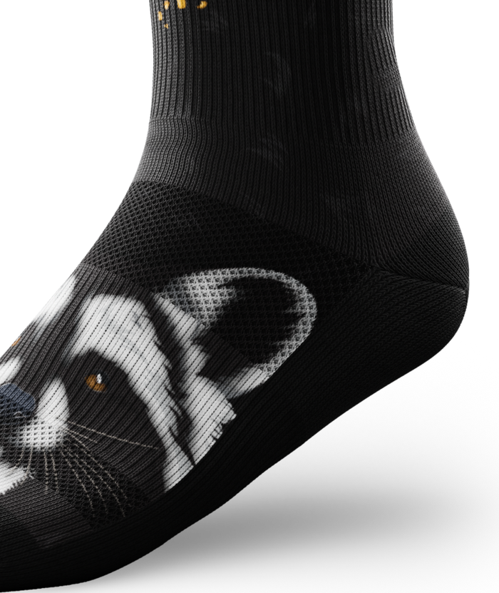 Rad Raccoon Athletic Crew Socks
