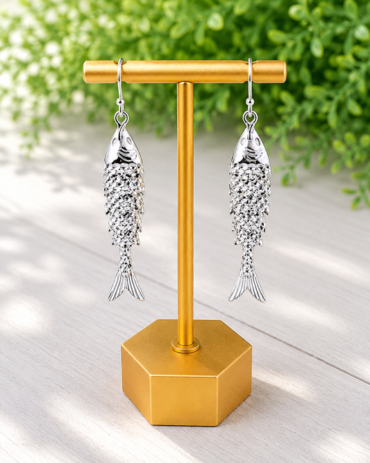 Reel Good Times Fish Earrings