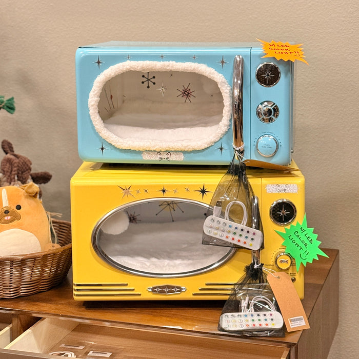 Retro Microwave Cat Cave