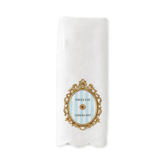 Scalloped Guest Towel - Press for Cabana Boy