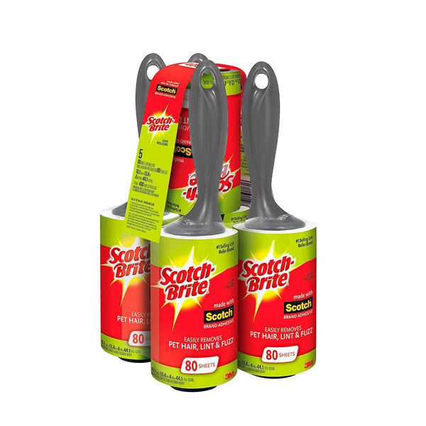 Scotch Brite Value Pack Lint Roller 80 Sheets - Shoppers-kart.com